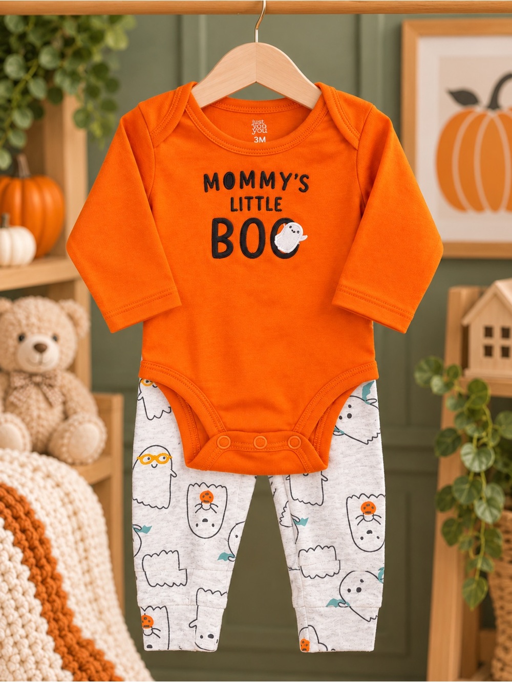 Carter’s Just One You Mommy’s Little Boo Halloween Outfit Set 3M